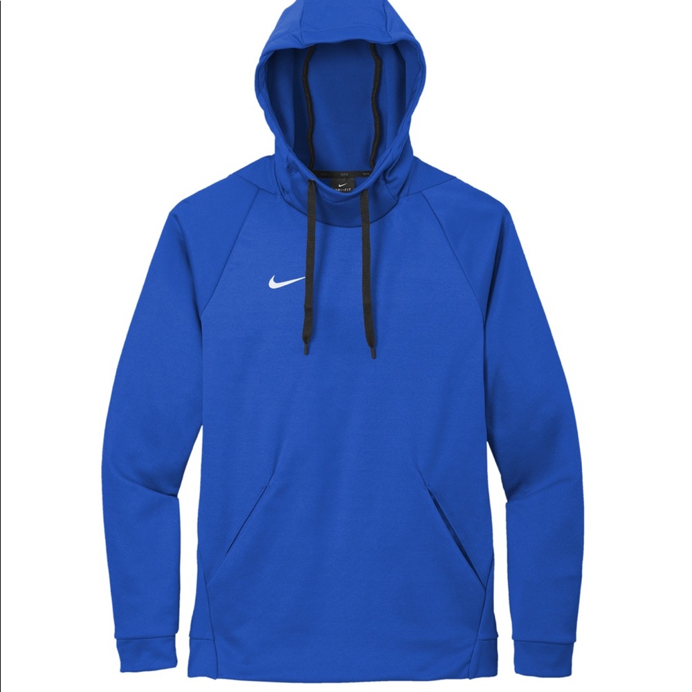 NWT ROYAL MEDIUM Nike Therma-FIT Pullover Fleece Hoodie